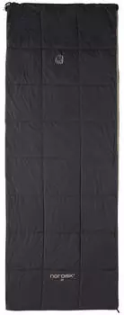 Nordisk Sif +10&deg; Blanket Sleeping Bag (L - max. 190 cm) Zip: Complete Obsidian Black