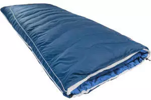 Grüezi Bag Downwool Two In One Comfort 2.0 (max. 185 cm, Zip left) Night Blue
