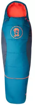Trollkids Kid's Little Fjell Dreamer (110-145 x 58 x 38 cm - 90-130 cm) Atlantic Blue / Dark Navy / Glow Orange