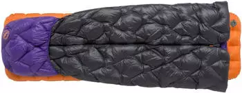 Big Agnes Fly Creek UL Zip Quilt (Long - 198 cm) Asphalt / Royal Purple