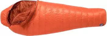 Big Agnes Women's Greystone 20 (Regular - 168 cm, Zip right) Blue Surf / Nasturtium
