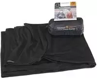 Cocoon Travel Blanket - Merino/Silk - Schwarz