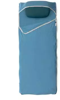 Sea to Summit Breeze Lightweight Liner with Pillow Sleeve (Long - 198 cm) Cendre Blue