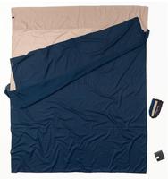 Cocoon Travelsheet Double - 100% Silk - Tuareg/Ultramarine Blue