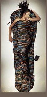 Cocoon MummyLiner Silk (african night stripe)