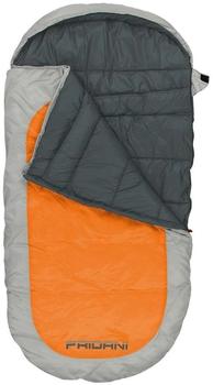 Fridani Kinderschlafsack PO 180x90cm XXL Deckenschlafsack -12°C Orange warm wasserabweisend waschbar