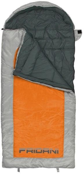 Fridani Kinderschlafsack BO 180x80cm XXL Deckenschlafsack -15°C Orange warm wasserabweisend waschbar