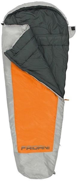 Fridani XL Kinderschlafsack MO 175x70 cm Mumienschlafsack -19°C Orange warm wasserabweisend waschbar