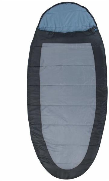 10T Outdoor Equipment 10T Tara - XXL eiförmiger Schlafsack bis -13°C mit Kopfkissen Kapuze, 220x100 cm, 2000g leicht, 3 Jahreszeiten, Camping