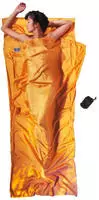 Cocoon Leicht-Reiseschlafsack, Rechteck, 220 x 90 cm, 100 % SEIDE, sunset