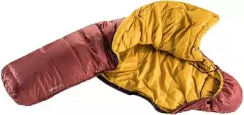 Deuter Astro 300 (Reg, redwood-curry, LZ) – Der Deuter Astro 300 (Reg, redwood-curry, LZ): Ein Schlafsack für alle Fälle
