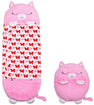 Happy Nappers Kinderschlafsack Katze Medium pink