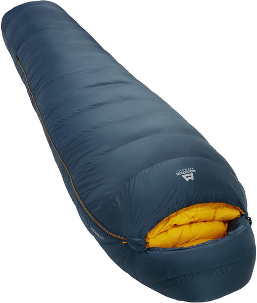 Tetsbericht Mountain Equipment Helium 800 Sleeping Bag Regular Men majolica blue
