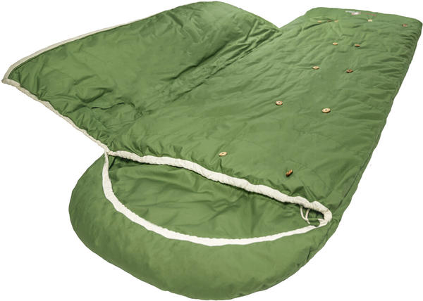 Grüezi Bag Biopod DownWool Nature Comfort Basil Green