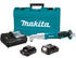 2 Ah, mit 2 Akkus: Makita TL064