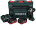 5,5 Ah, mit 2 Akkus: Metabo SSW 18 LT 300 BL