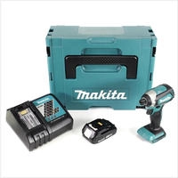 Makita Dtd 153 Ra1j Akku Schlagschrauber 18 V 170 Nm 1/4" Brushless + 1x Akku 2,0 Ah