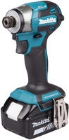 Makita Akku-Schlagschrauber DTD173RTJ, 180Nm, 18V / 5,0Ah, mit 2 Akkus, Ladeger&auml;t