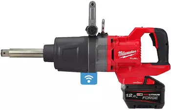 Milwaukee M18 FUEL ONE-KEY 1&Prime;-Akku-Schlagschrauber mit Sprengring und langem Schaft (4933499251)