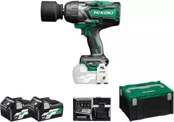 Hikoki WR36DF Akku-Schlagschrauber 36V, 3/4", 2x2,5Ah, b&uuml;rstenlos (WR36DFWRZ)