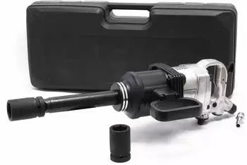 Wiltec Druckluft-Schlagschrauber 25,4mm (1 Zoll) mit Steckn&uuml;ssen (61900)
