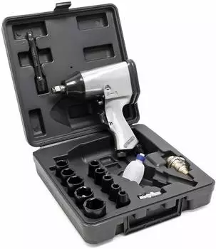 Wiltec Druckluft-Schlagschrauber Set 17-tlg. 320Nm (61134)