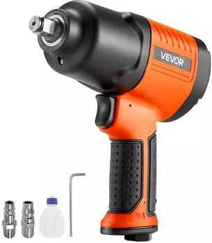 VEVOR Druckluft-Schlagschrauber 12,7mm, 1490Nm, 4-Gang