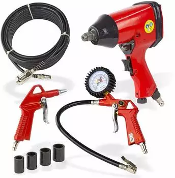 Dema Druckluft-Schlagschrauber Set 8-tlg. (27009)