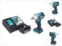 "Makita DTW 301 RF1 Akku Schlagschrauber 18 V 330 Nm 1/2" Brushless + 1x Akku 3,0 Ah
