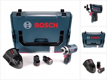 Bosch GDR 12V-105 Professional (2 x 3,0 Ah + Schnellladegerät) in L-Boxx