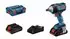 4 Ah, mit 2 Akkus: Bosch GDS 18V-300 Professional