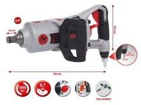 KS Tools 3/4" superMONSTER Hochleistungs-Druckluft-Schlagschrauber, 3405 Nm -