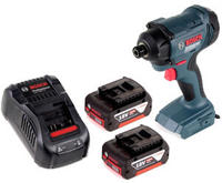 Gdr 18v-160 Professional Akku Drehschlagschrauber 18 V 160 Nm 1/4' + 2x Akku 5,0 Ah +