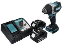 "Makita DTW 701 RT Akku Schlagschrauber 18 V 700 Nm 1/2" XPT Brushless + 2x...