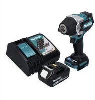 Makita DTW 701 RT1 Akku Schlagschrauber 18 V 700 Nm 1/2" XPT Brushless + 1x...