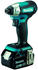 3 Ah, mit 2 Akkus: Makita DTD157