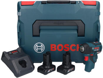 Bosch GDS 12V-115 Professional (2x 6,0 Ah + Ladegerät + L-Boxx)