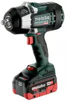 Metabo - Akku-schlagschrauber Ssw 18 Ltx 1450 Bl, 2x 8,10 Lihd Und Ladeger&auml;t In X