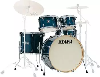 Tama Superstar Classic 5-teiliges Drumset Gloss Sapphire Lacebark Pine (CL52KRS-PGHP)
