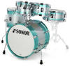 Sonor 17503033, Sonor AQ2 20 " Aqua Silver Burst Studio Drumset Schlagzeug,