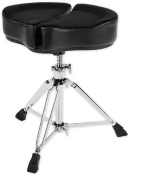 Ahead Spinal Glide Schlagzeughocker Sattelsitz, schwarz (SPG-BL)