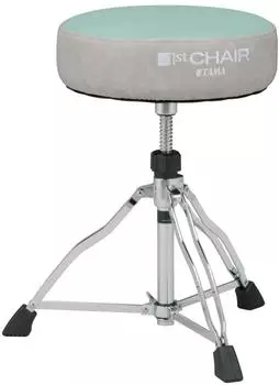 Tama 1st Chair Round Rider Canvas-Sitz, hellblau/grau (HT430CVLB)