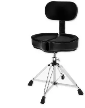 Ahead SPG-BBR4 Spinal Glide Schlagzeug-Hocker, Sattelsitz, 4-beinig (806416)