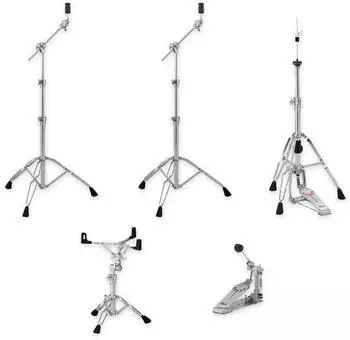 Pearl HWP-934 Schlagzeug-Hardware-Set, Demon-Style Longboard-Pedal, Uni-Lock Tilter (HWP-934)