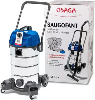 Osaga Saugofant Teich- & Poolsauger Nass/Trocken 1400W