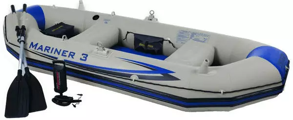 Intex Sportboot-Set, Boot-Set Mariner 3, Intex bunt