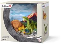 Schleich 42217 - Spielzeugfigur - Triceratops und Therizinosaurus (Schleich