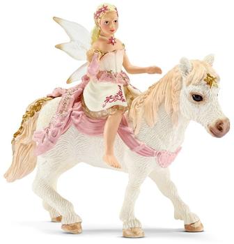 Schleich Lilienzarte Elfe, auf Pony reitend (70501)