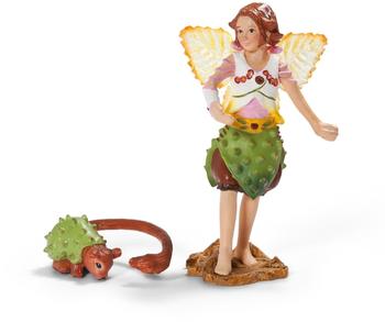 Schleich Kastanienelfe mit Gefährte (70454)