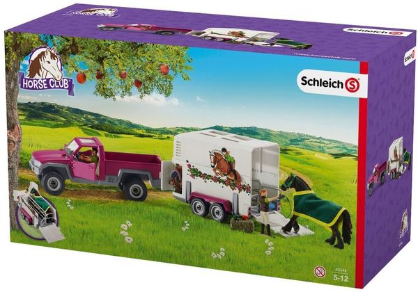 Schleich Pick-up mit Pferdeanhänger (42346)